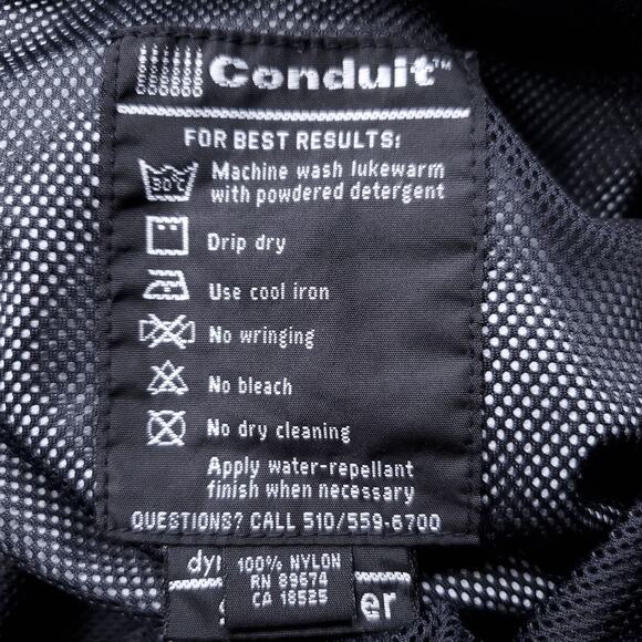 VTG Mountain Hardwear Snow BIB Mens XL Black Ski Snowboard Conduit Waterproof - Picture 11 of 11